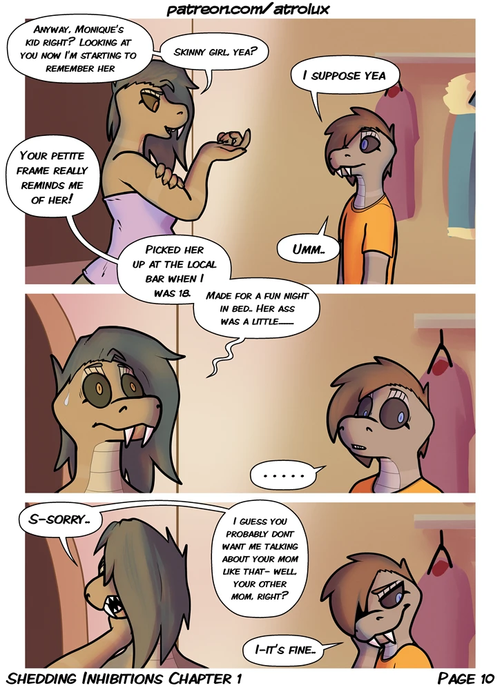 Shedding Inhibitions - Chapter 1: How I Met My Mother — page 11