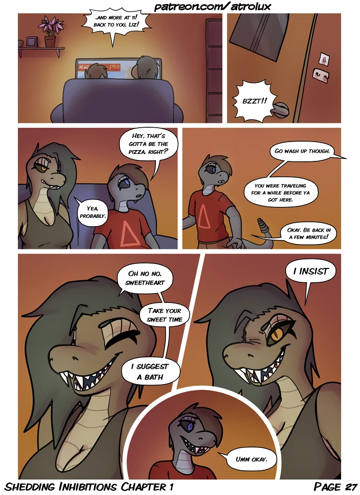 Shedding Inhibitions - Chapter 1: How I Met My Mother — page 28
