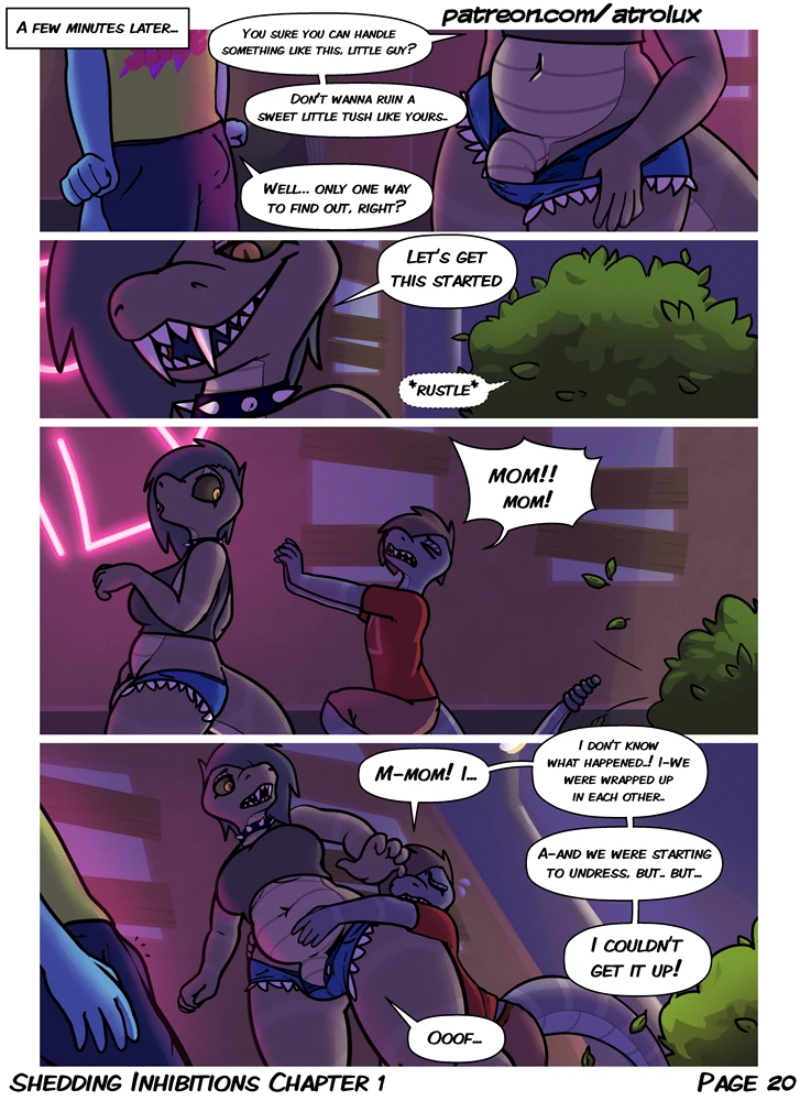 Shedding Inhibitions - Chapter 1: How I Met My Mother — page 21