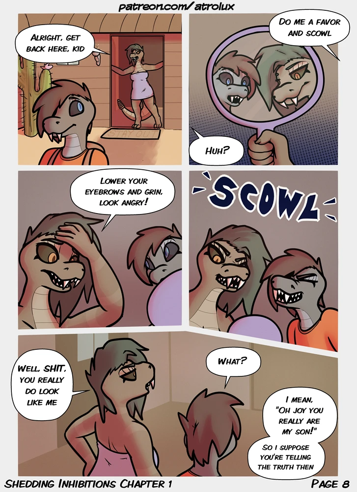 Shedding Inhibitions - Chapter 1: How I Met My Mother — page 9