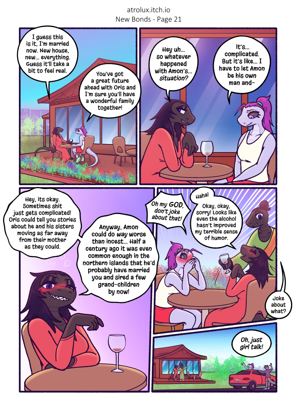 Shedding Inhibitions - Chapter 8: New Bonds — page 22