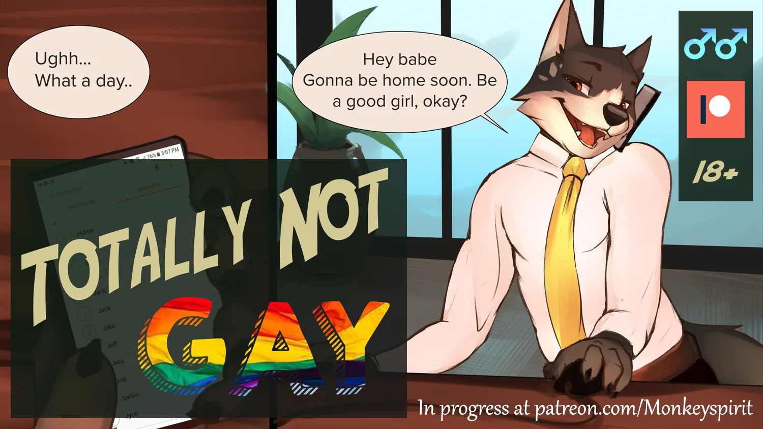 Totally Not Gay cover
