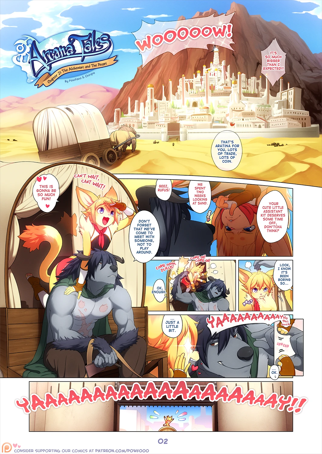 Arcana Tales Chapter 2: The Alchemist and the Beast — page 1