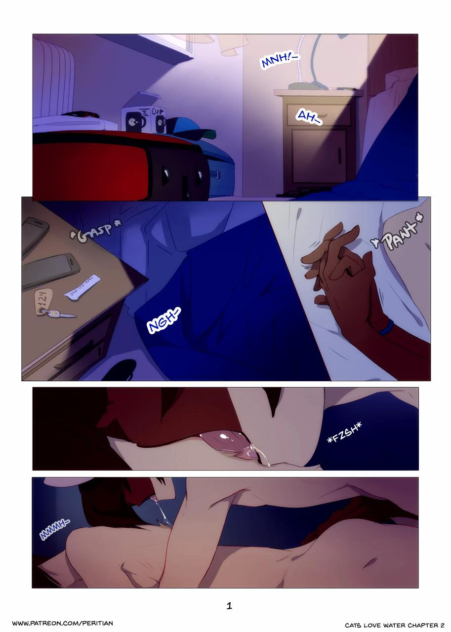 Cats Love Water 2 — page 1