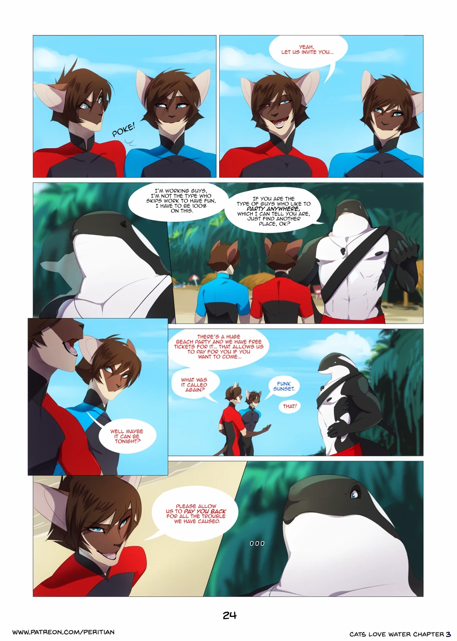 Cats Love Water 3 — page 24