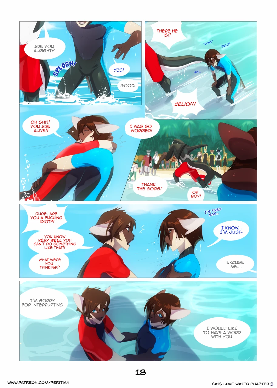 Cats Love Water 3 — page 18