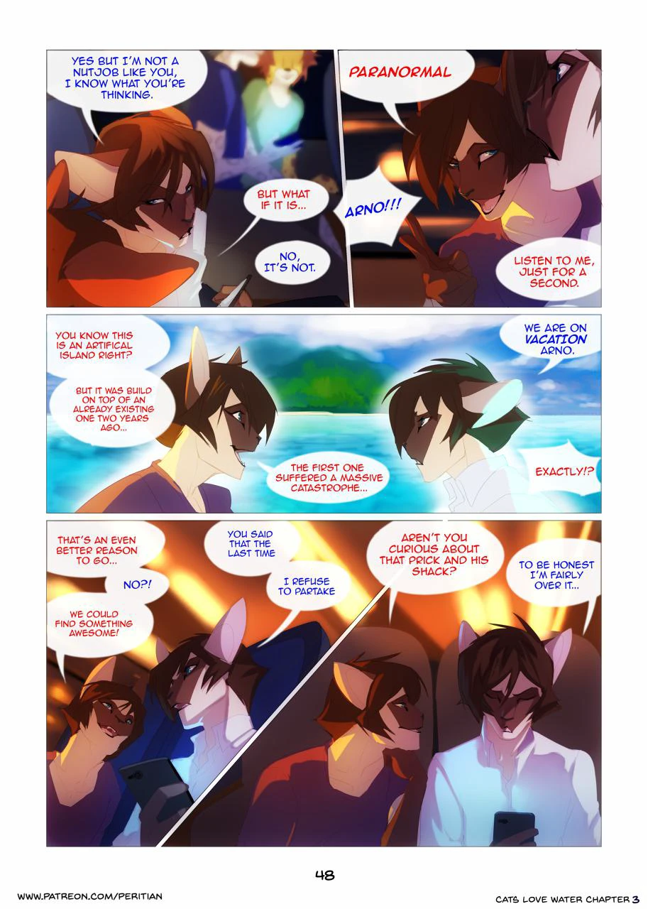 Cats Love Water 3 — page 48