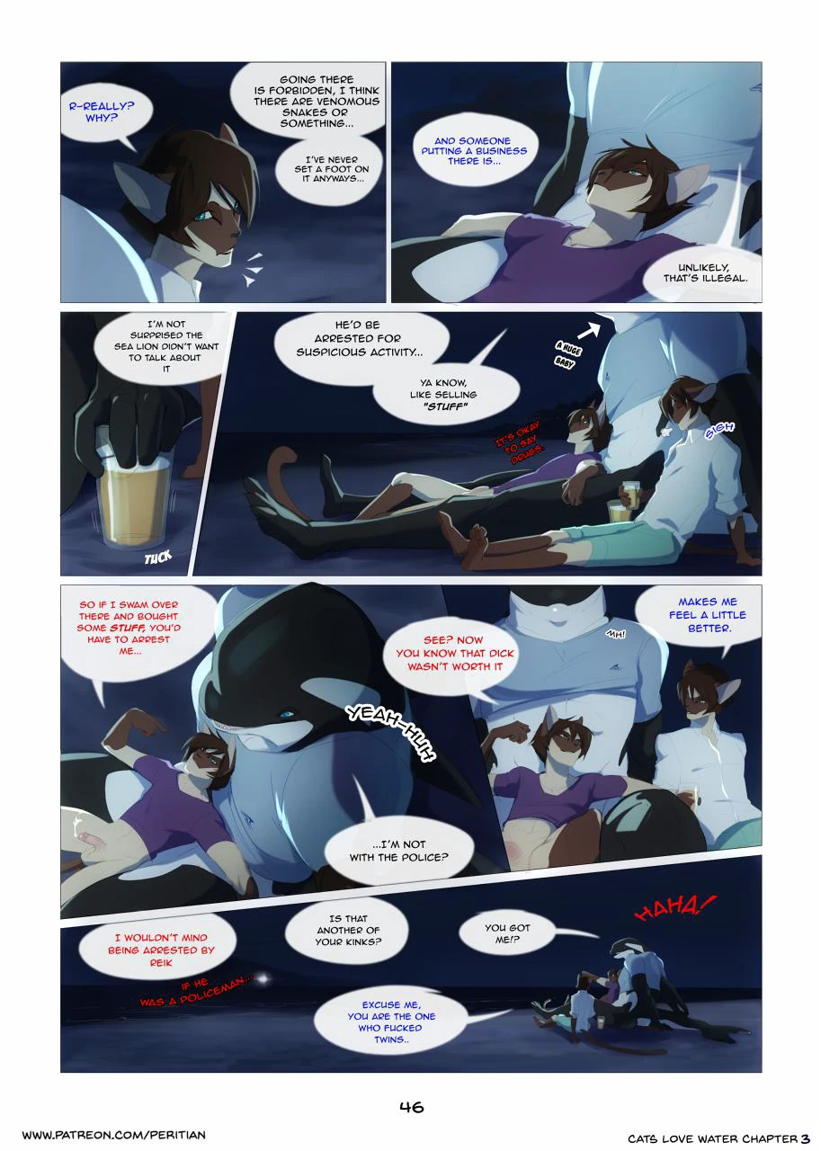 Cats Love Water 3 — page 46