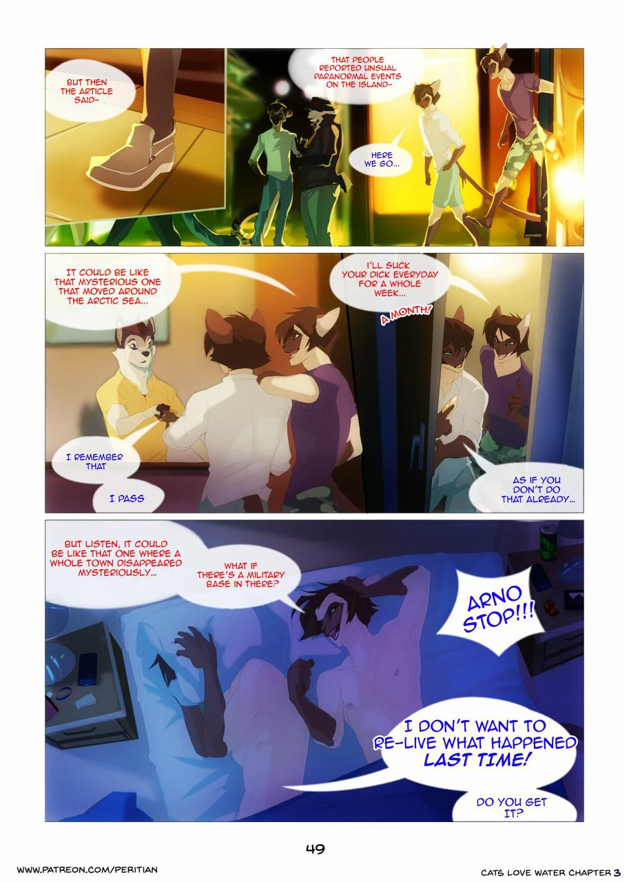 Cats Love Water 3 — page 49