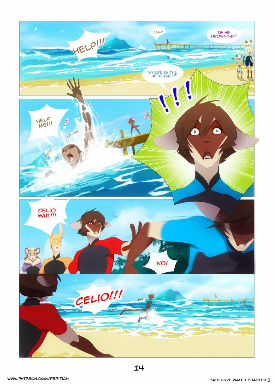 Cats Love Water 3 — page 14