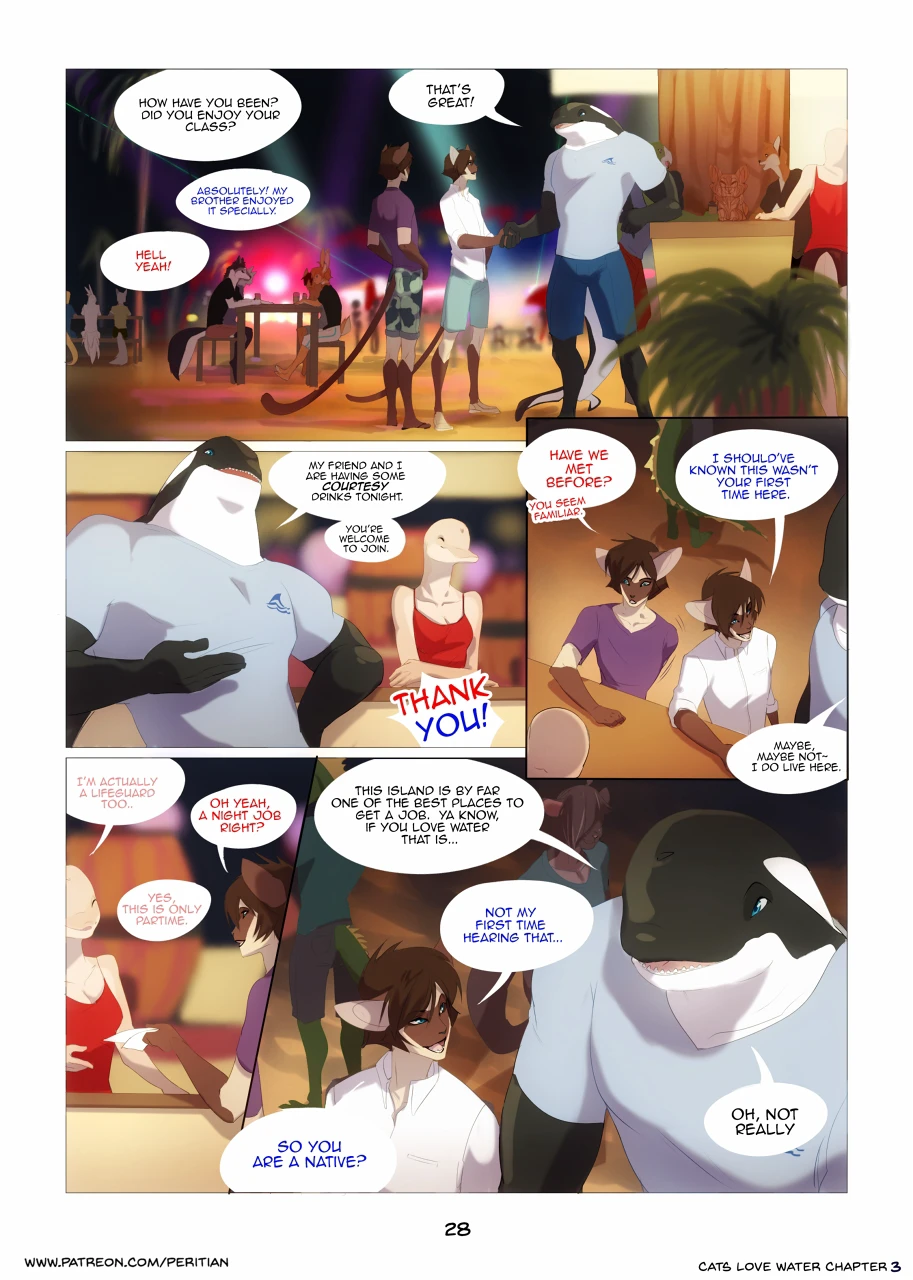 Cats Love Water 3 — page 28
