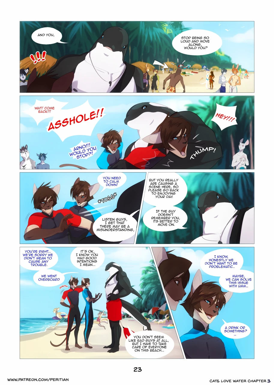 Cats Love Water 3 — page 23