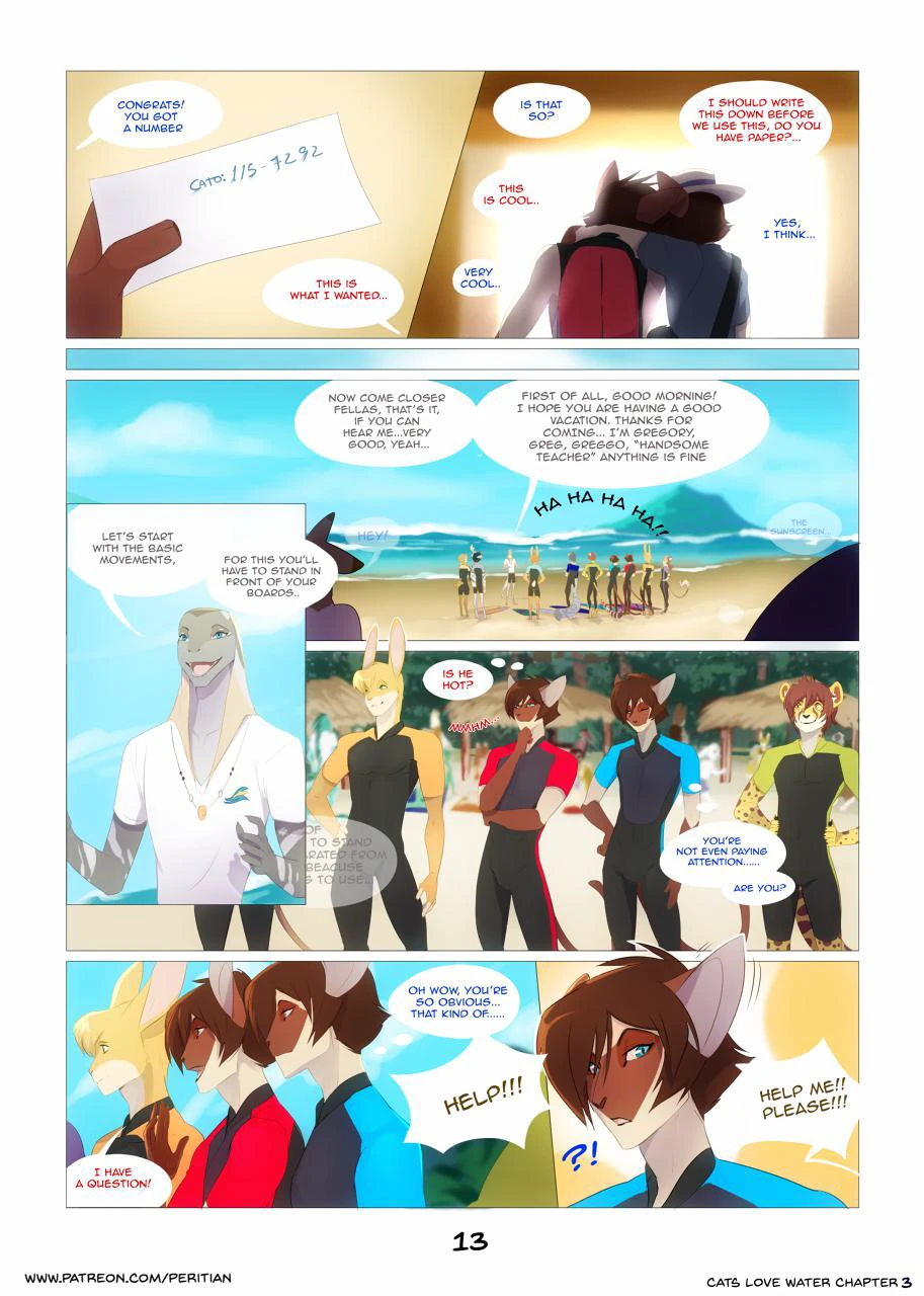 Cats Love Water 3 — page 13