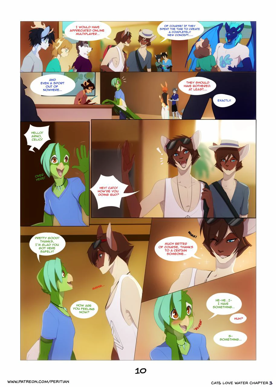 Cats Love Water 3 — page 10