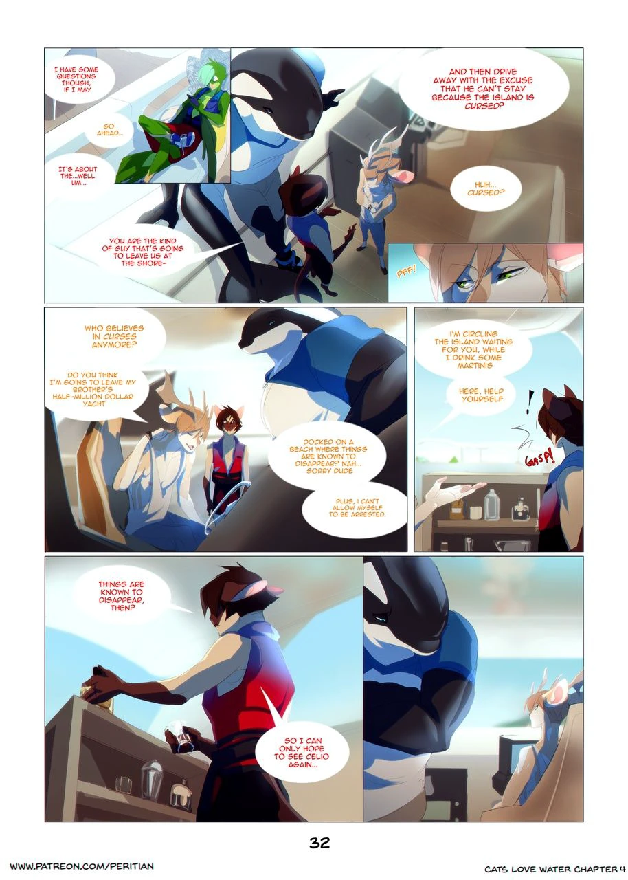 Cats Love Water 4 — page 32