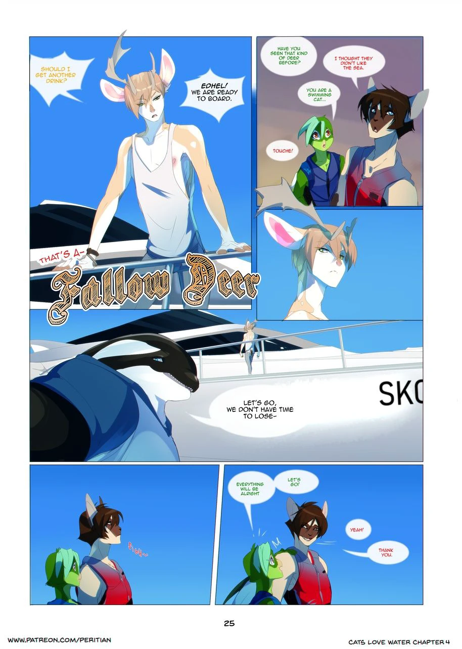 Cats Love Water 4 — page 25