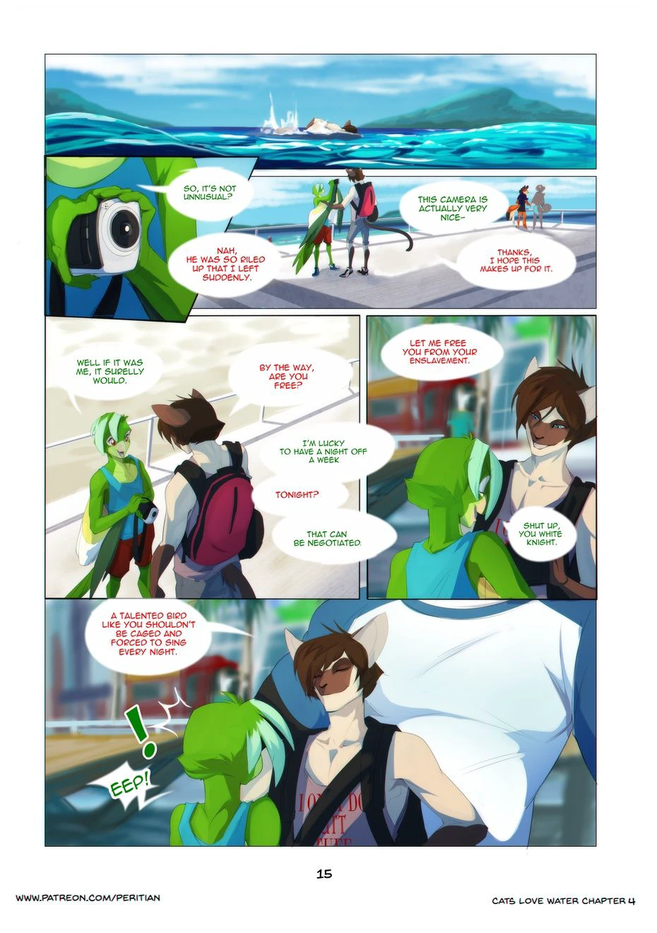 Cats Love Water 4 — page 15