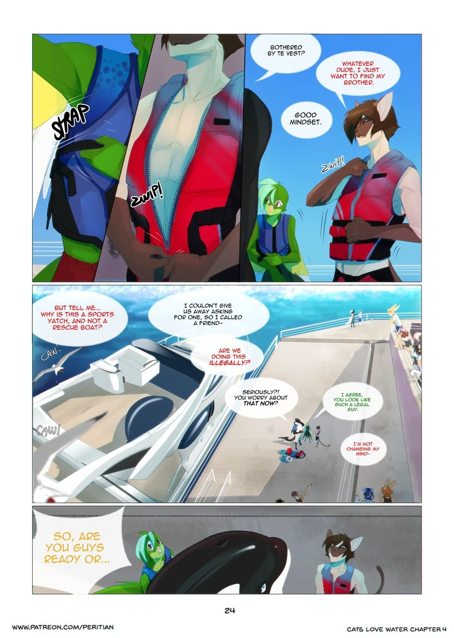 Cats Love Water 4 — page 24