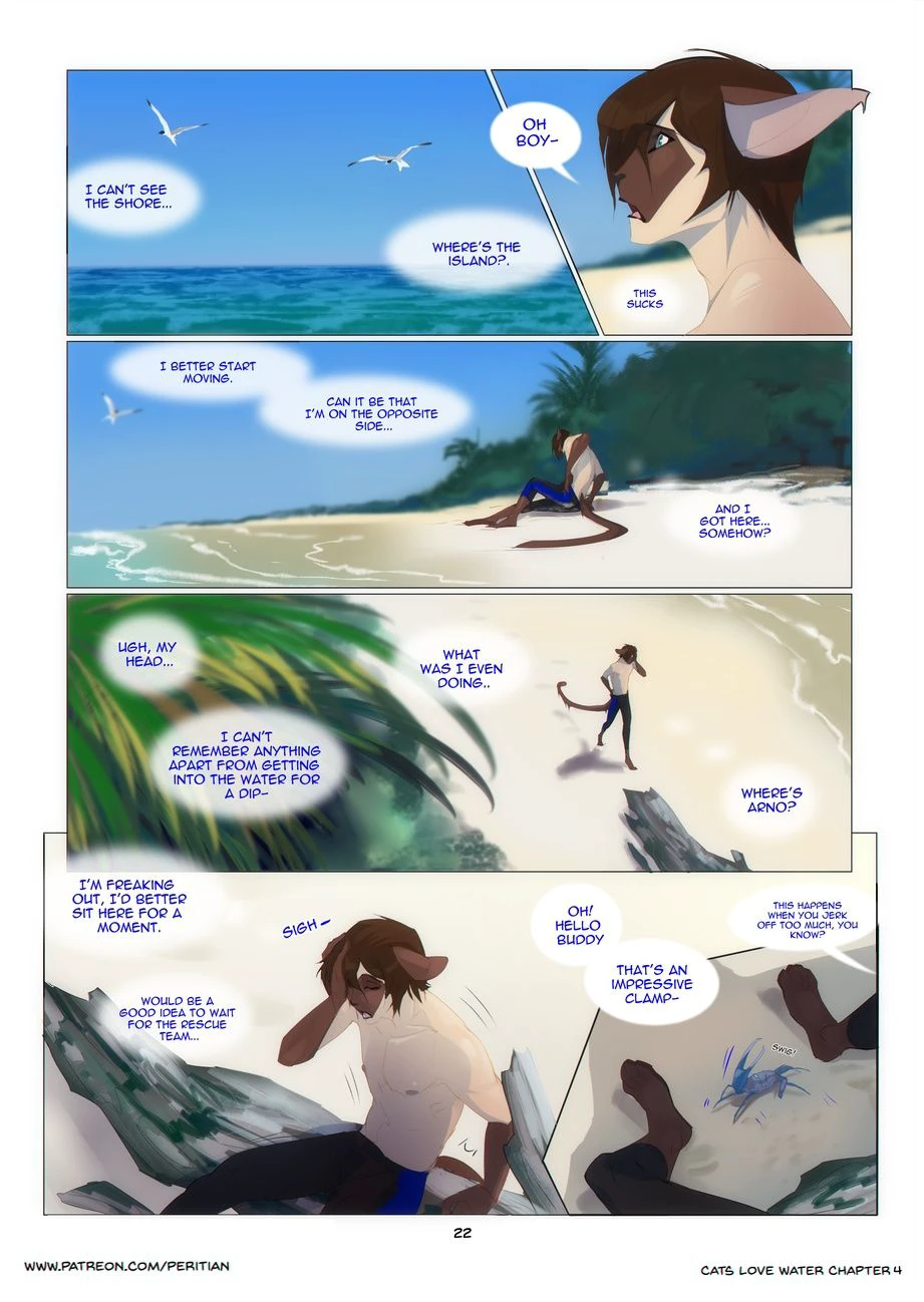 Cats Love Water 4 — page 22