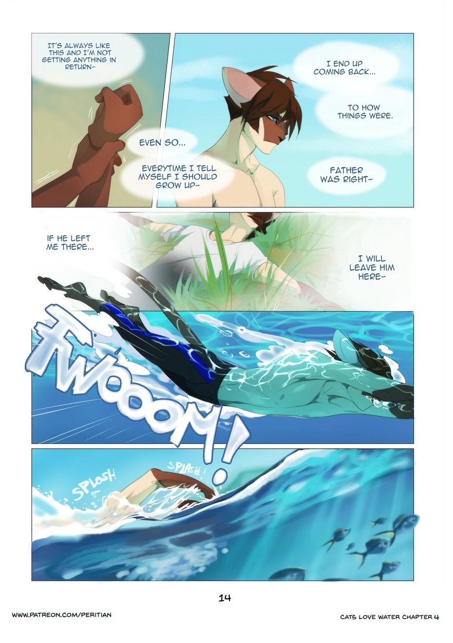Cats Love Water 4 — page 14