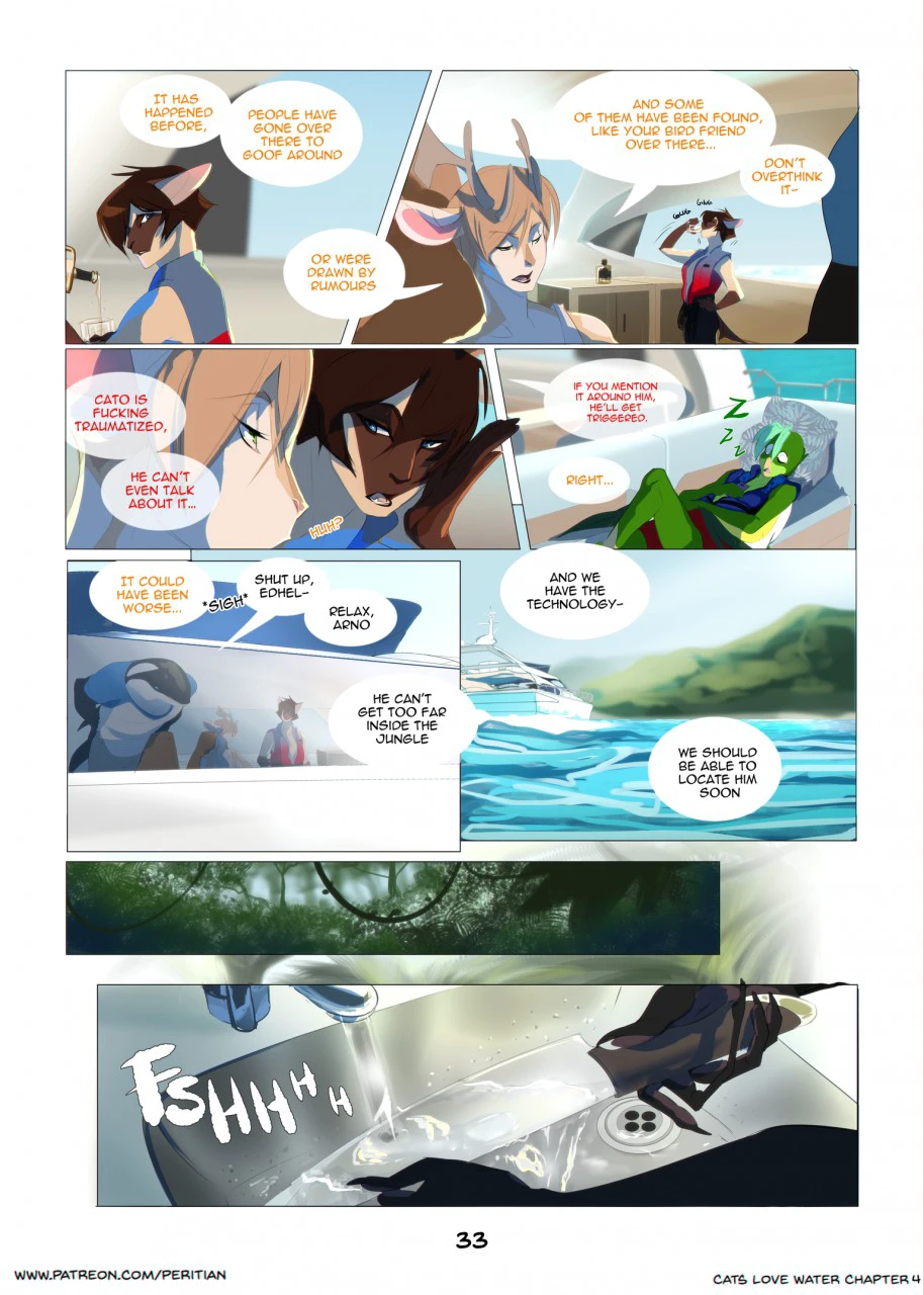Cats Love Water 4 — page 33