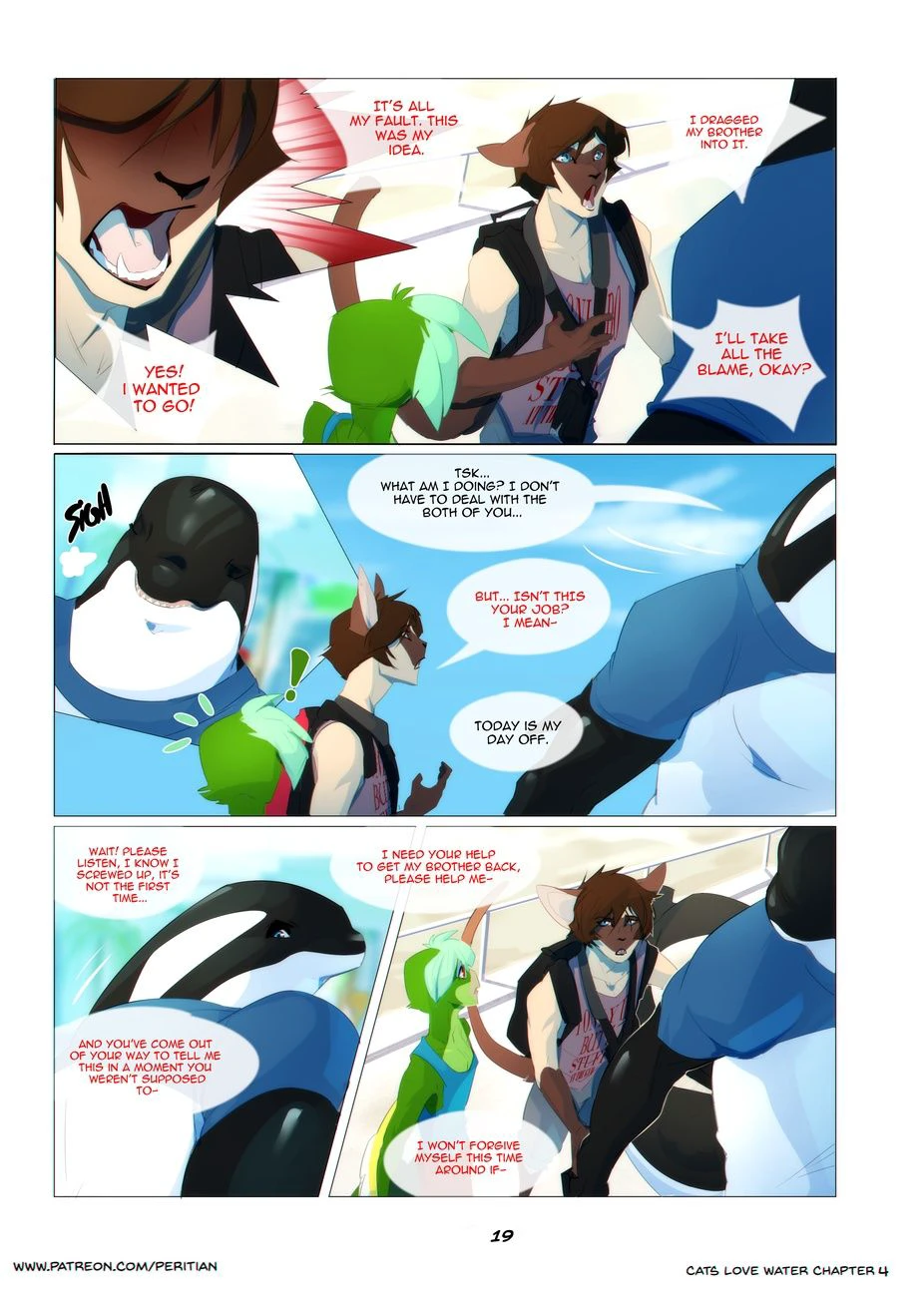 Cats Love Water 4 — page 19