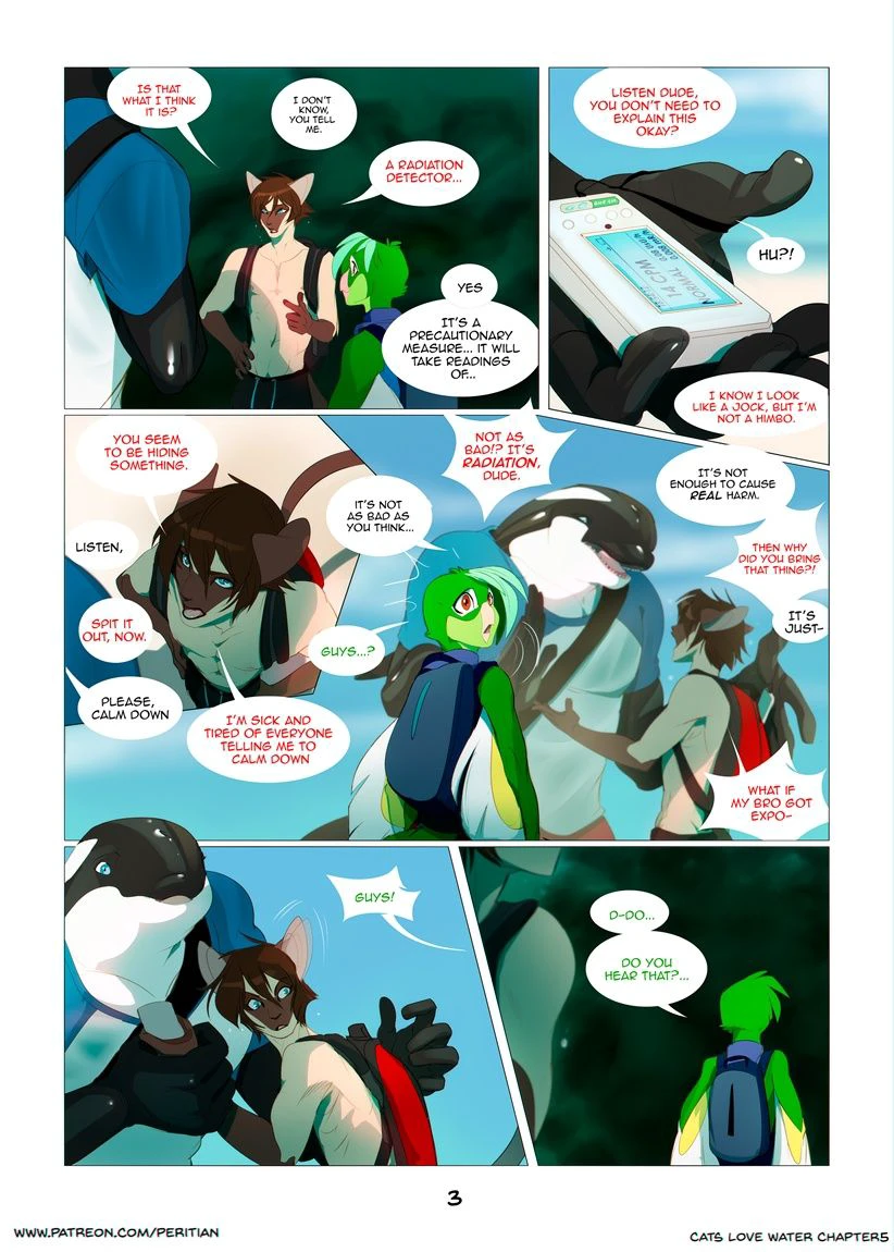 Cats Love Water 5 — page 3