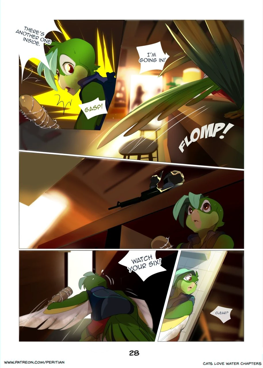Cats Love Water 5 — page 28