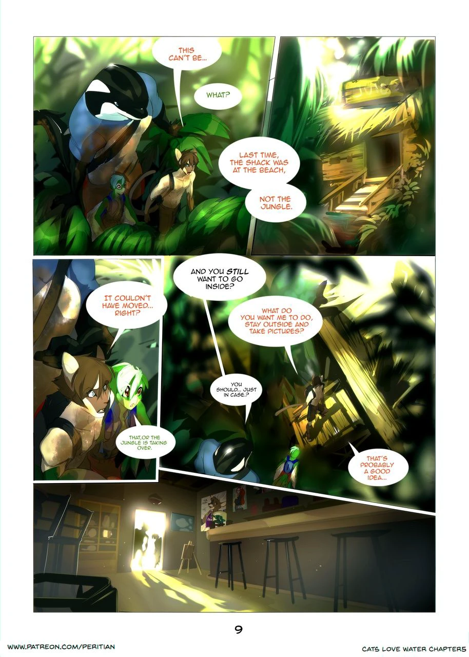 Cats Love Water 5 — page 9