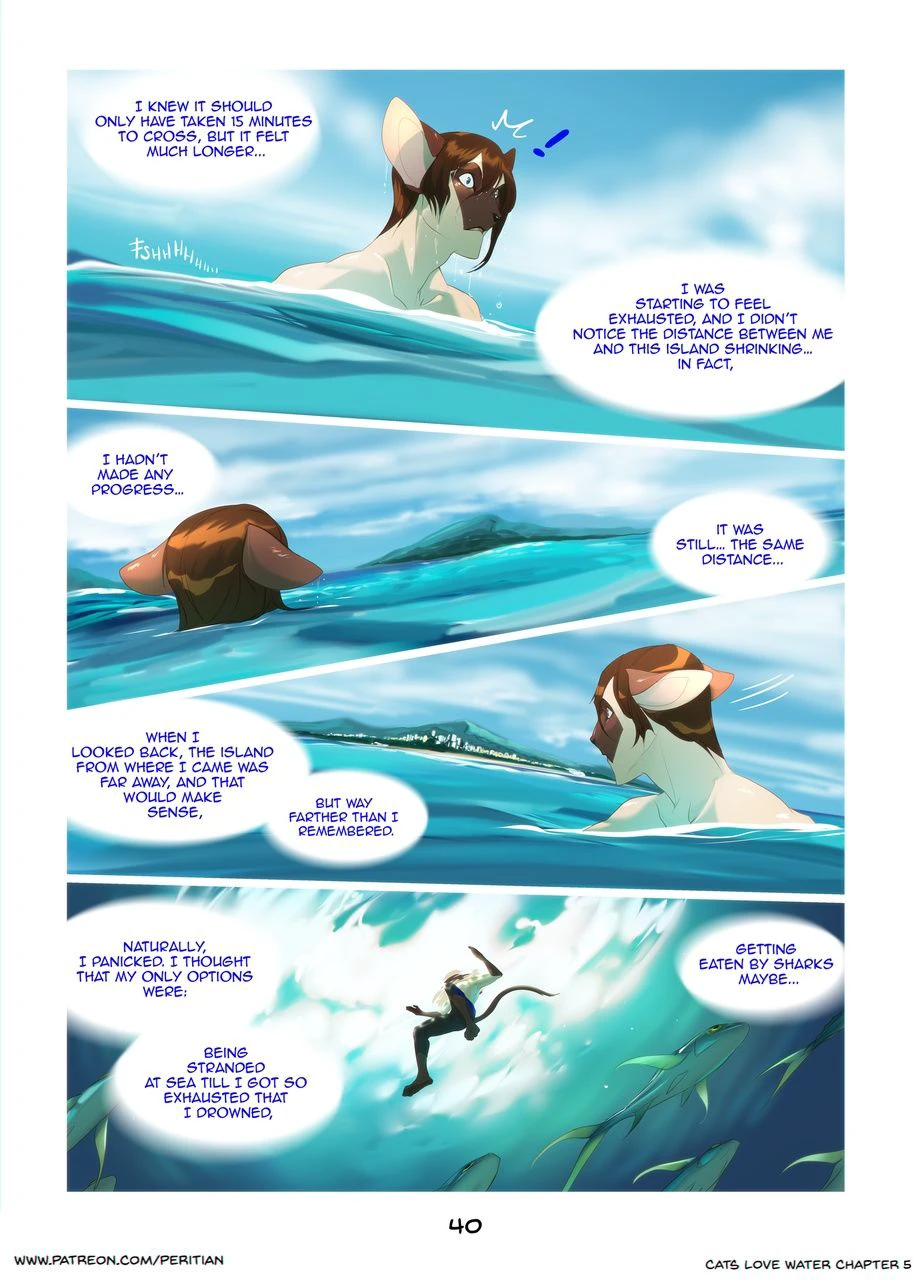Cats Love Water 5 — page 40