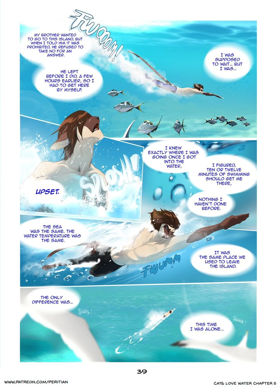 Cats Love Water 5 — page 39