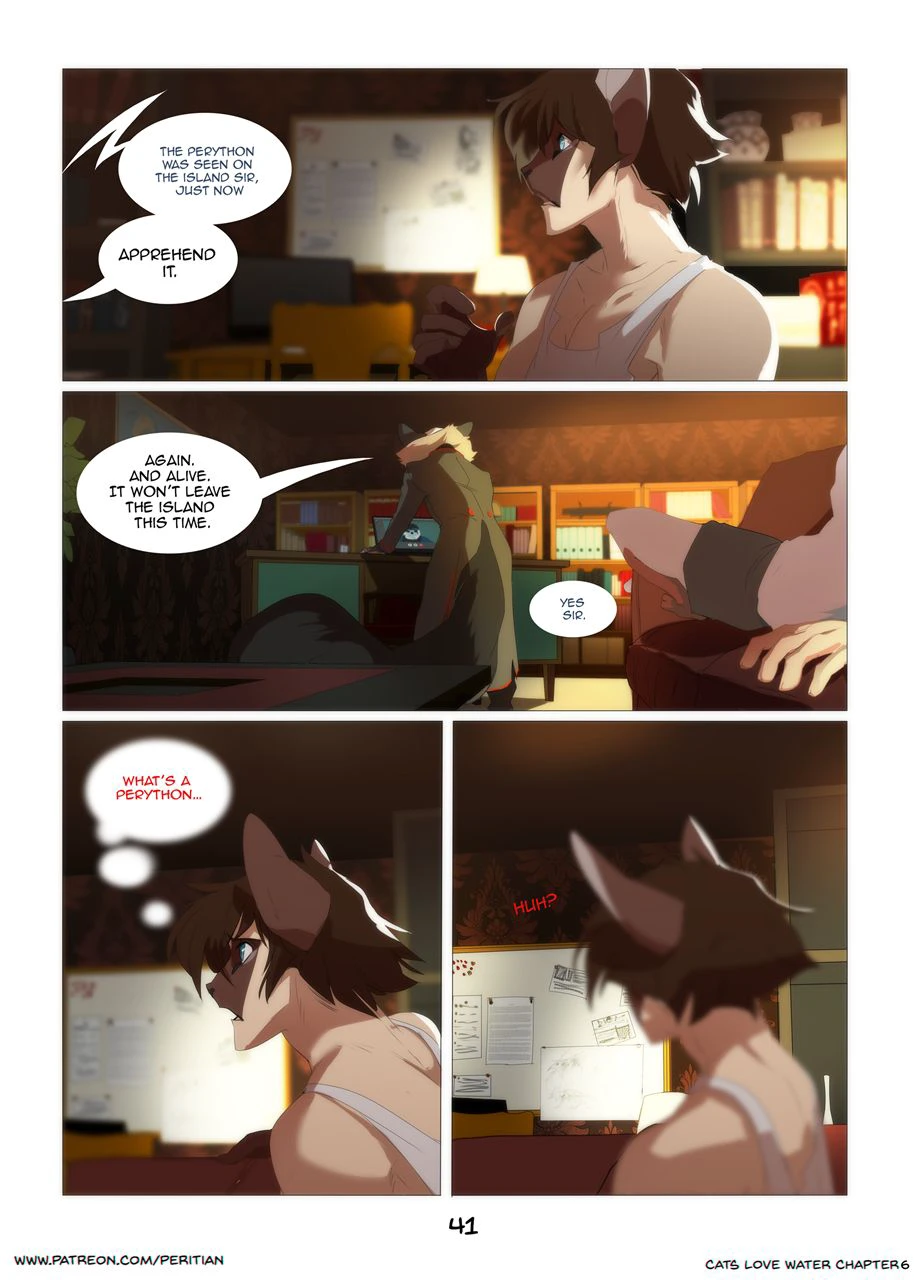 Cats Love Water 6 — page 41
