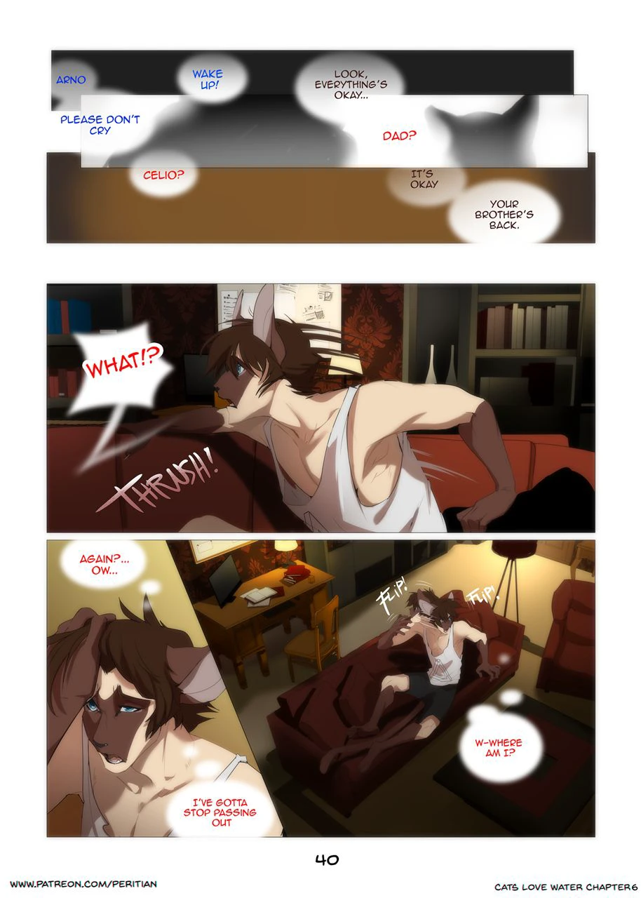 Cats Love Water 6 — page 40