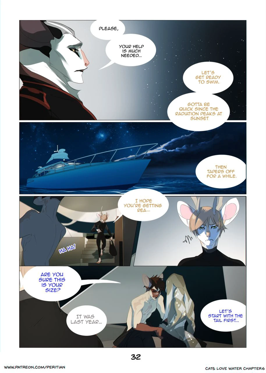 Cats Love Water 6 — page 32