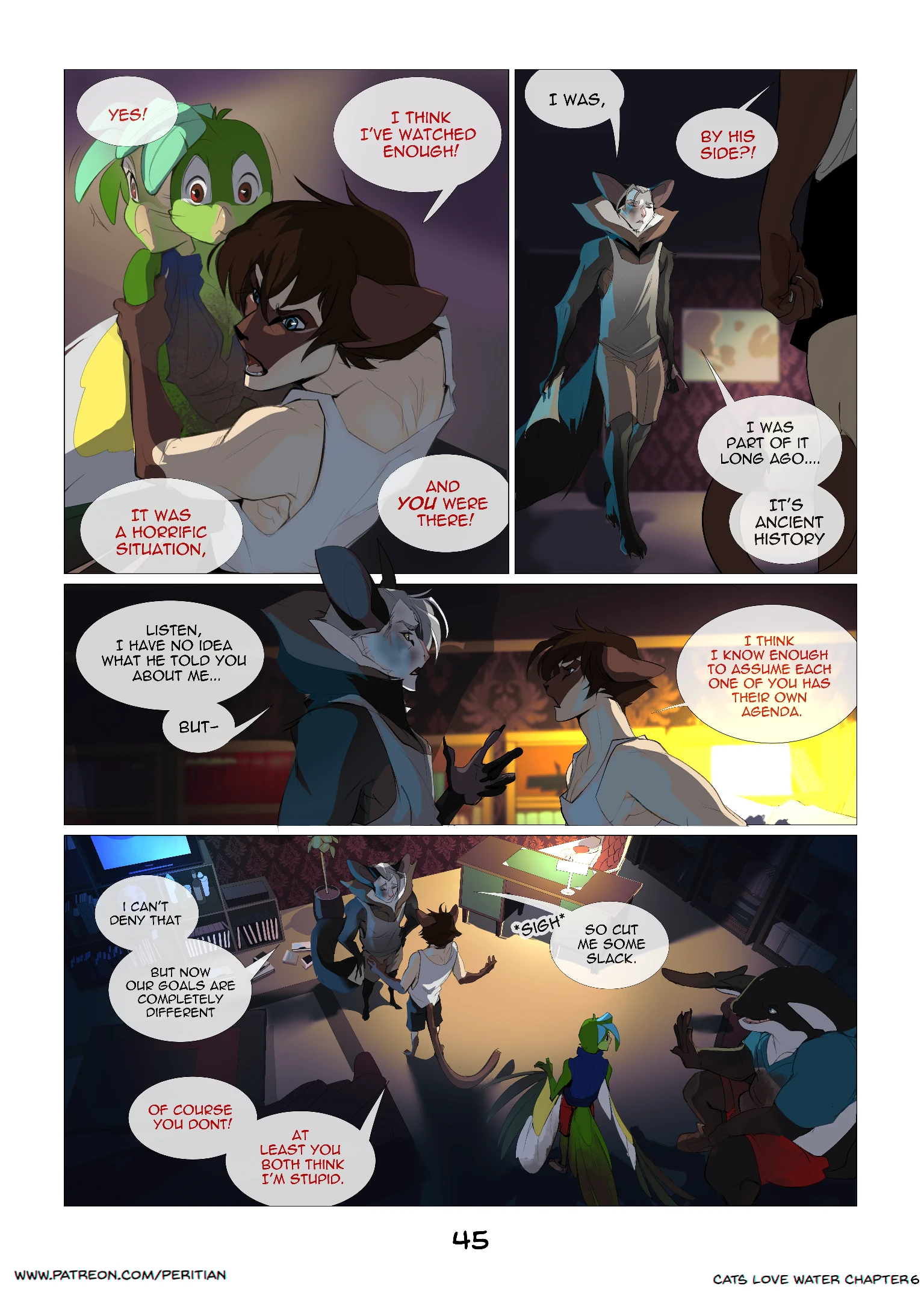 Cats Love Water 7 — page 45