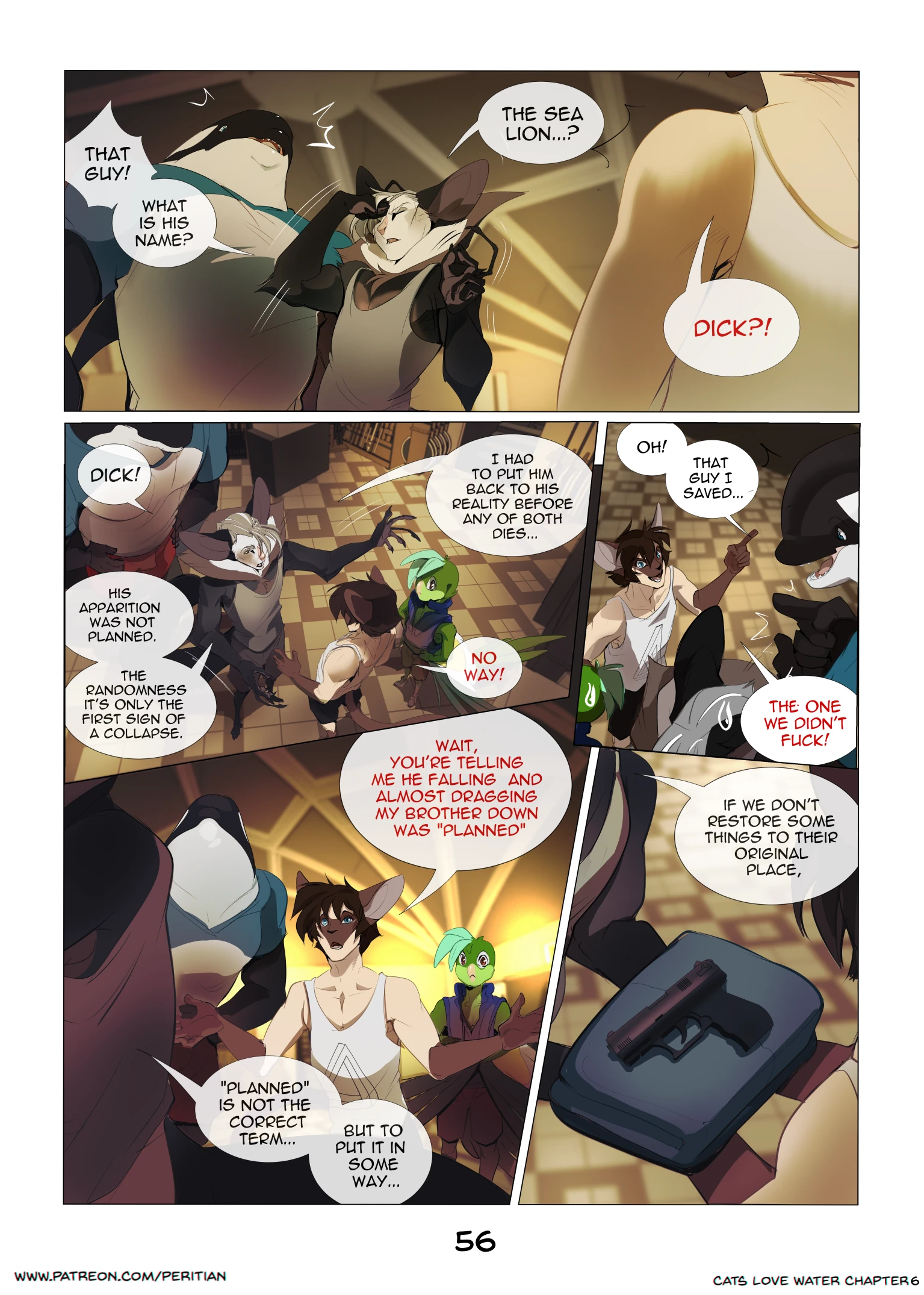 Cats Love Water 7 — page 56