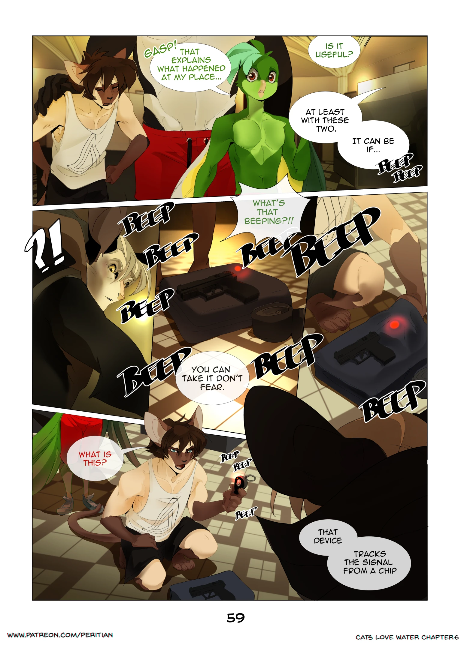 Cats Love Water 7 — page 59