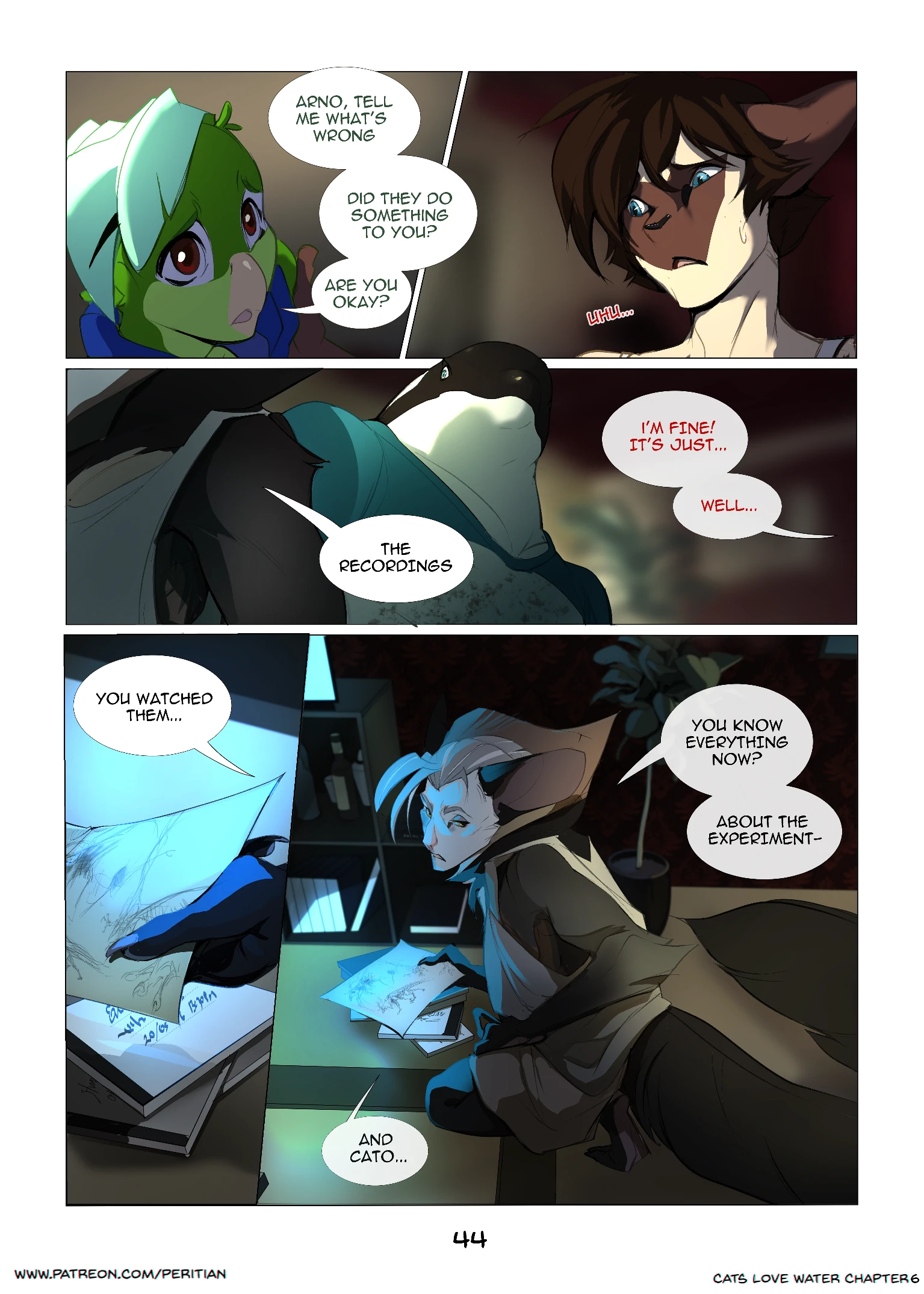 Cats Love Water 7 — page 44