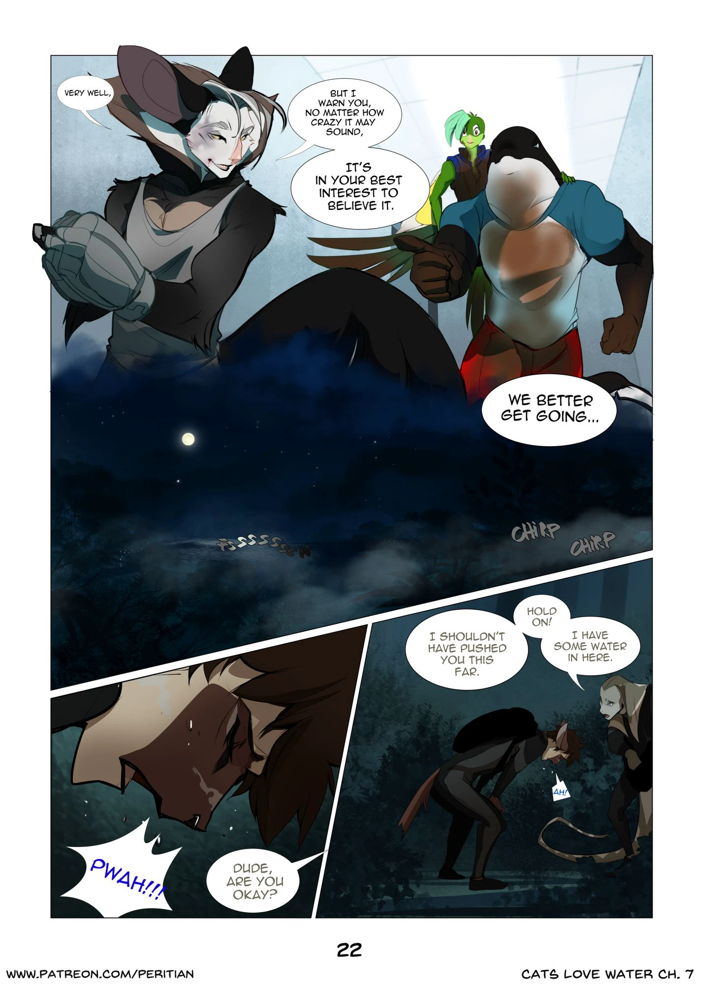 Cats Love Water 7 — page 22