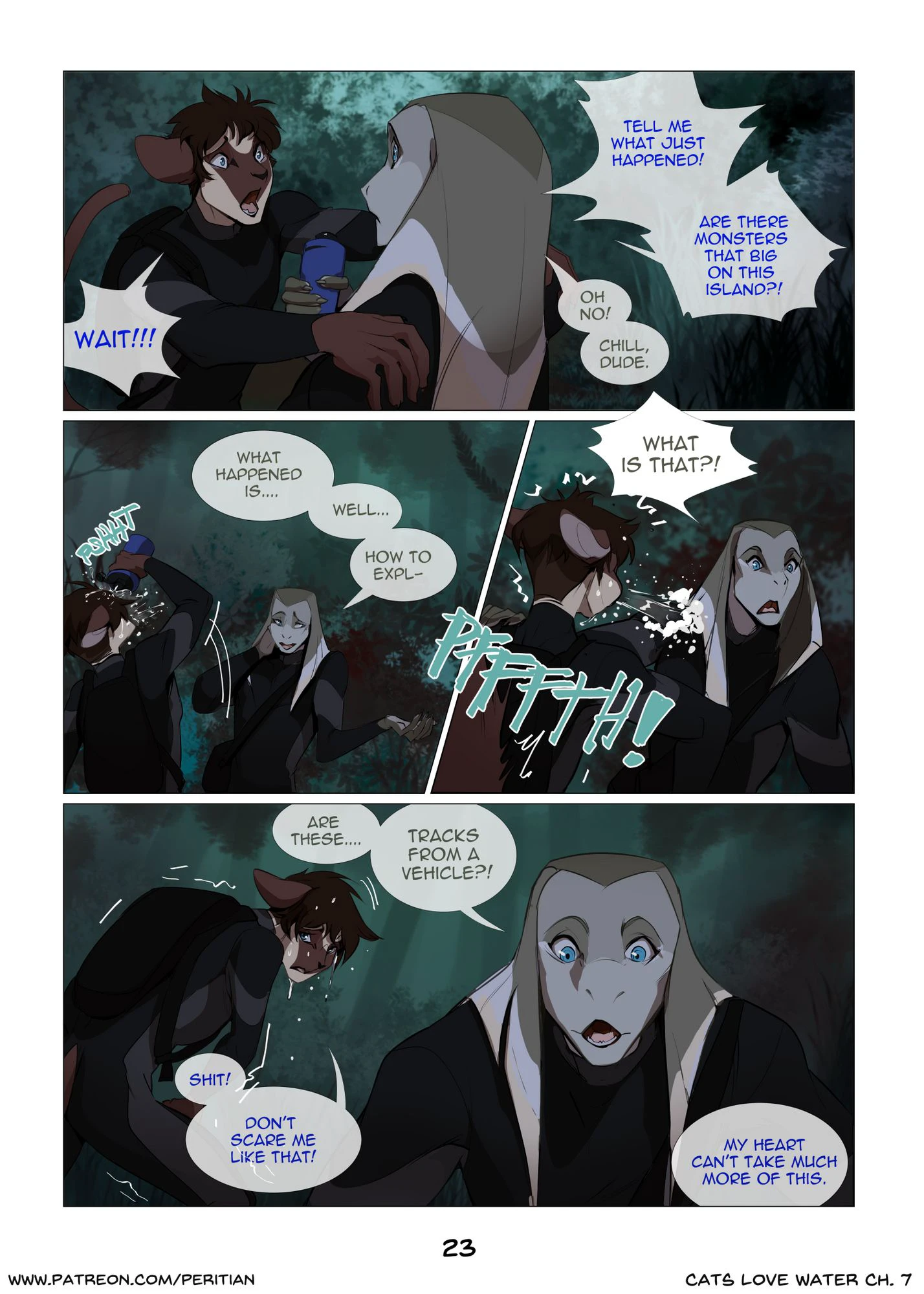 Cats Love Water 7 — page 23