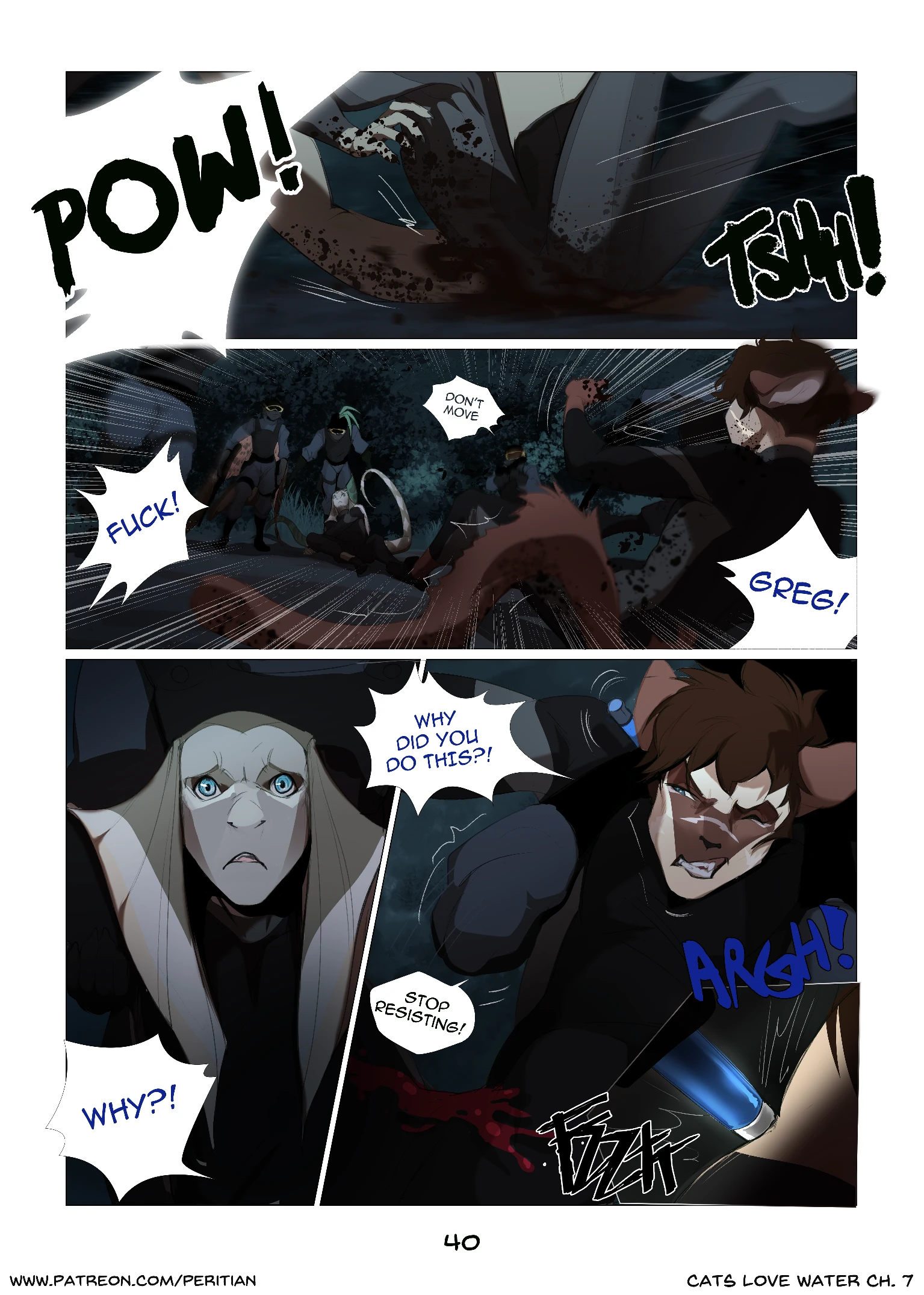 Cats Love Water 7 — page 40