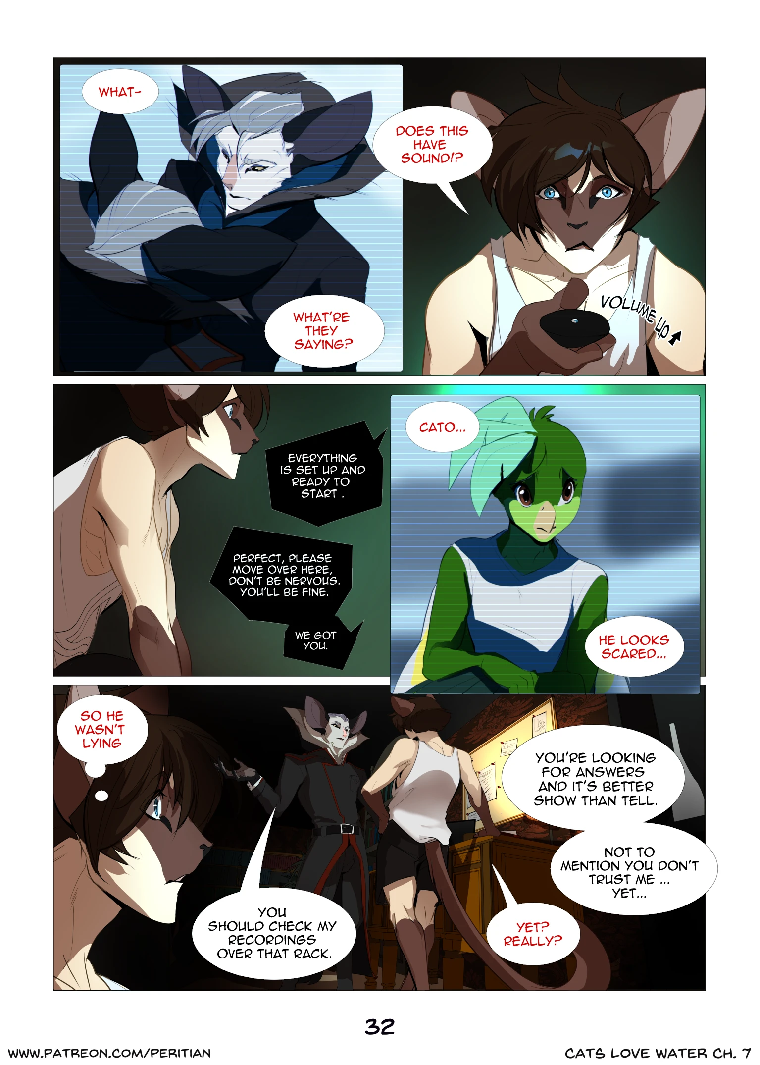 Cats Love Water 7 — page 32