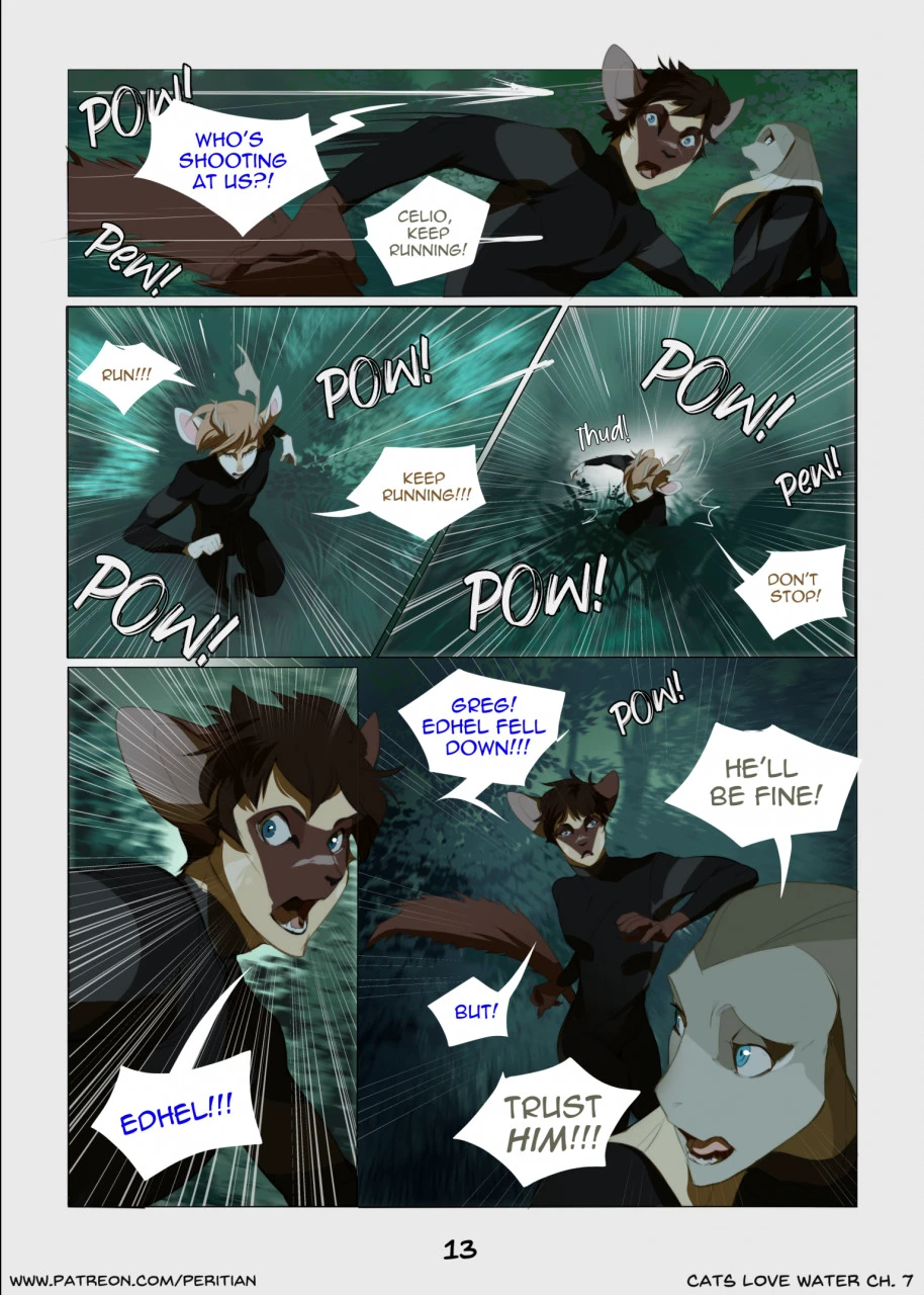 Cats Love Water 7 — page 13