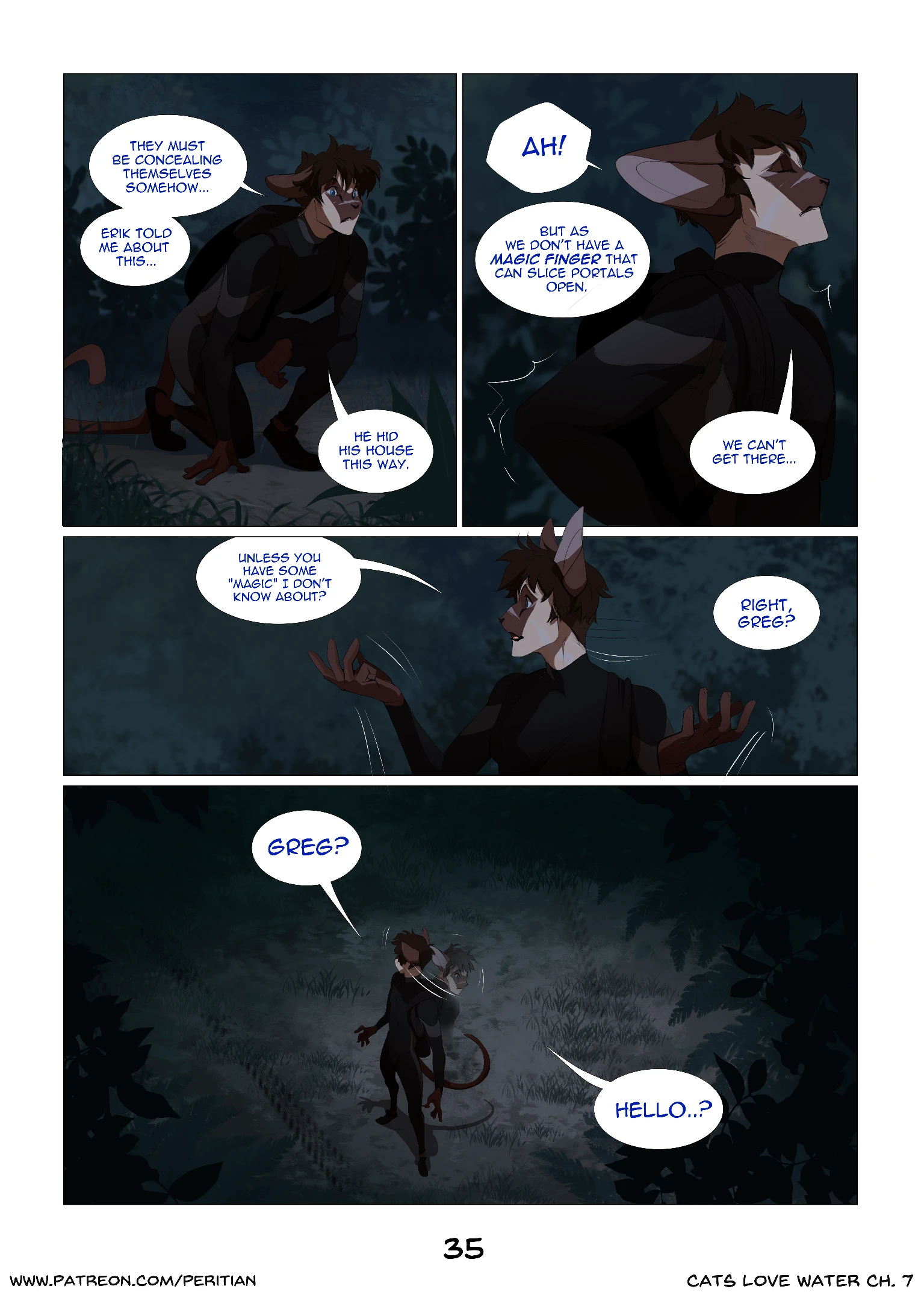 Cats Love Water 7 — page 35