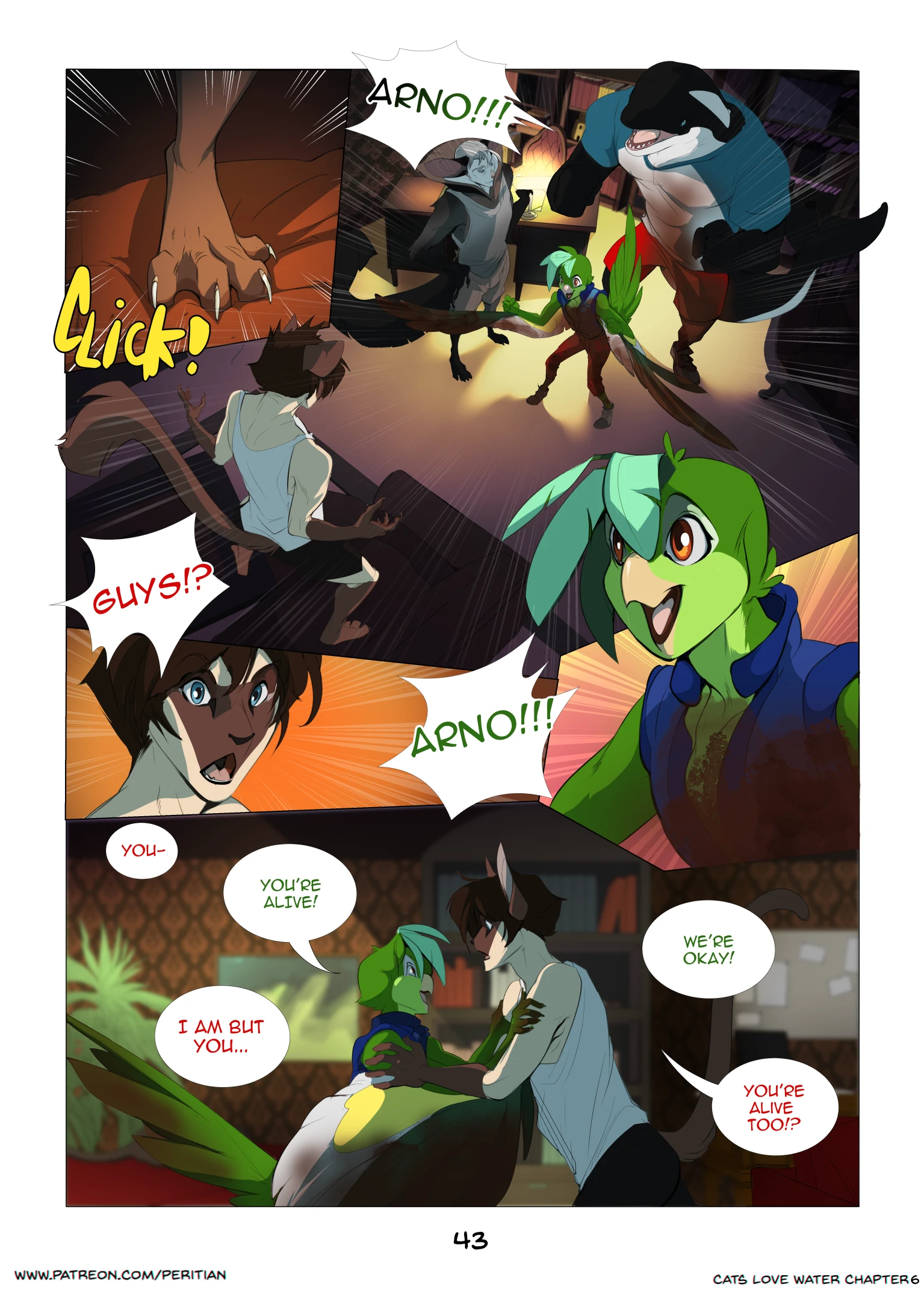 Cats Love Water 7 — page 43