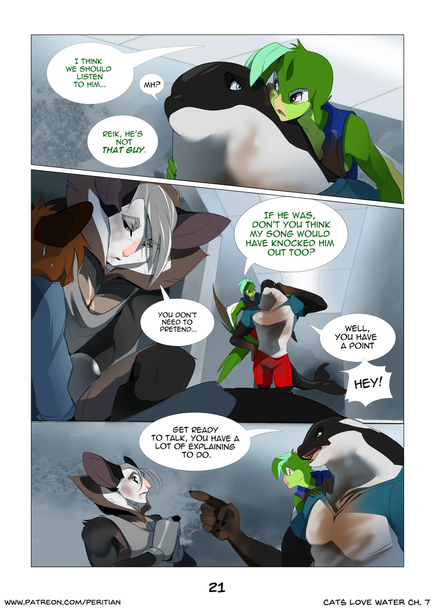 Cats Love Water 7 — page 21