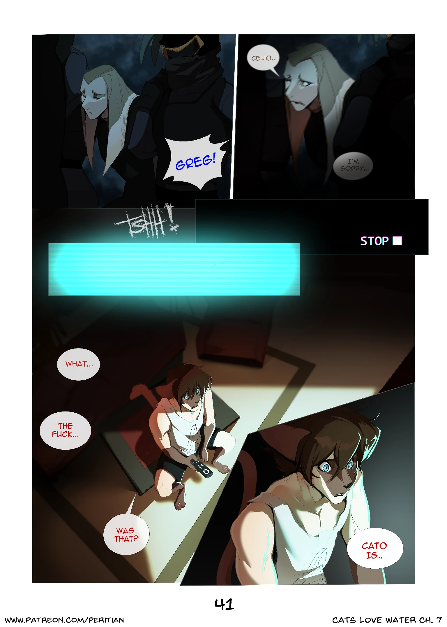 Cats Love Water 7 — page 41