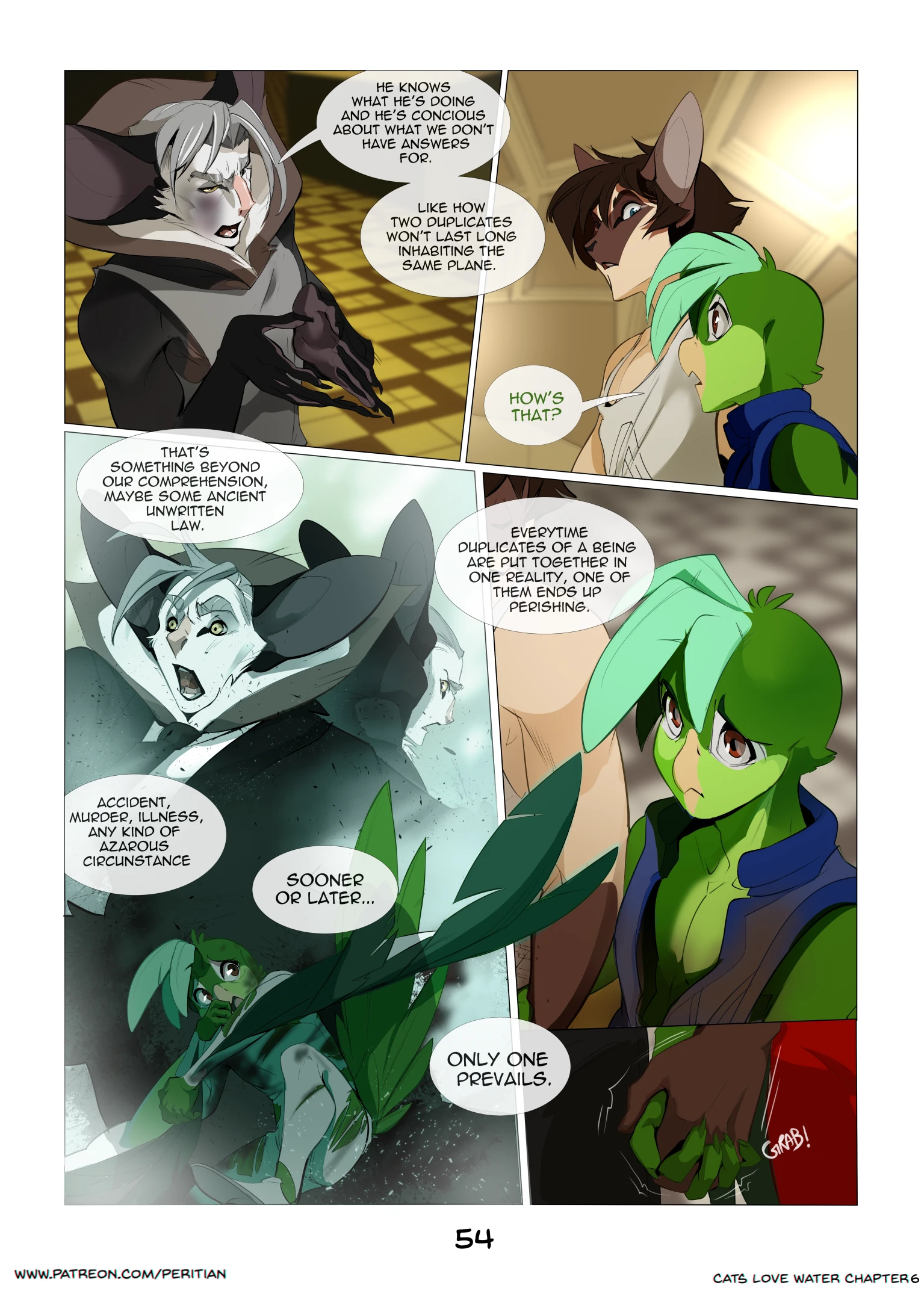 Cats Love Water 7 — page 54