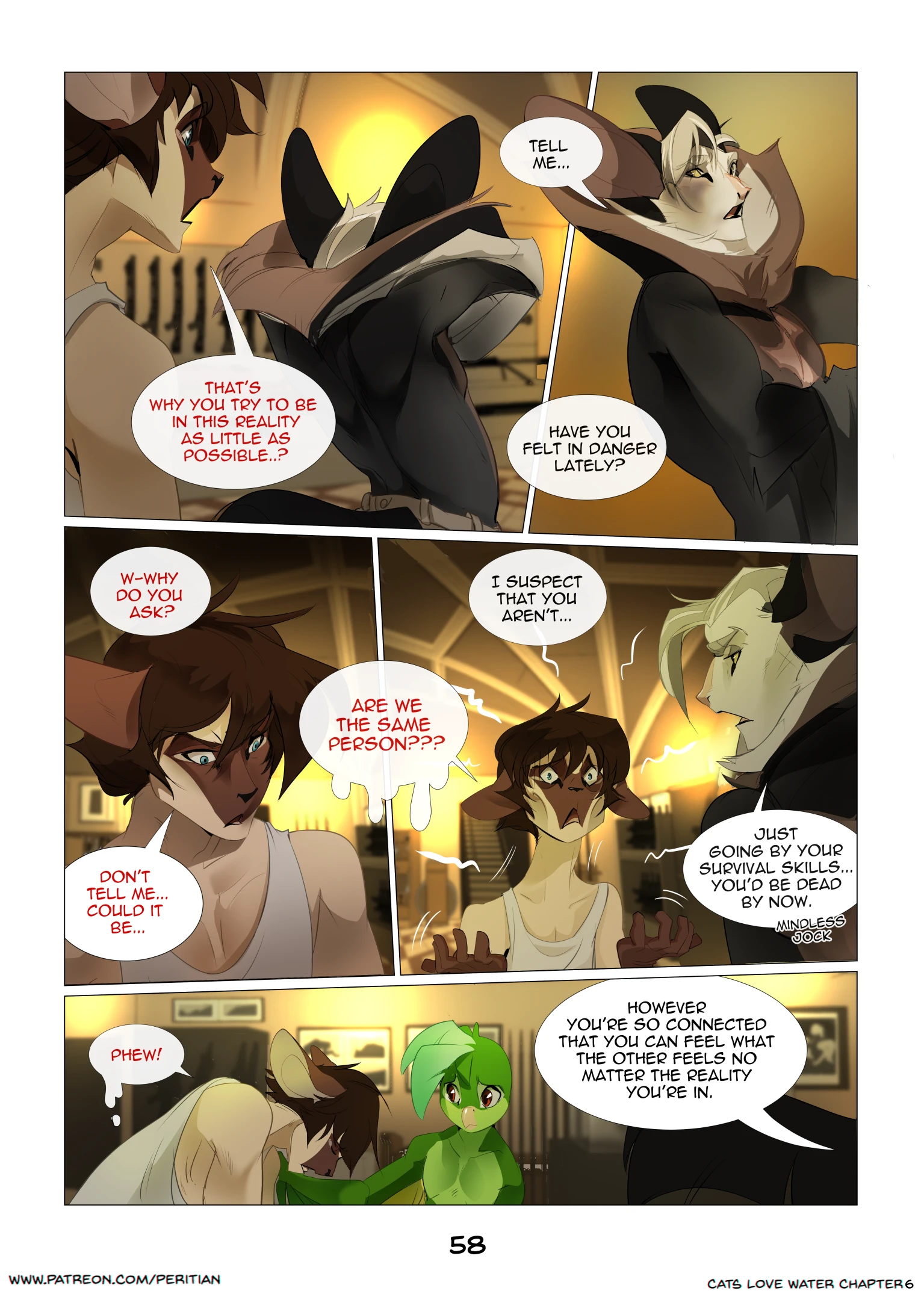 Cats Love Water 7 — page 58