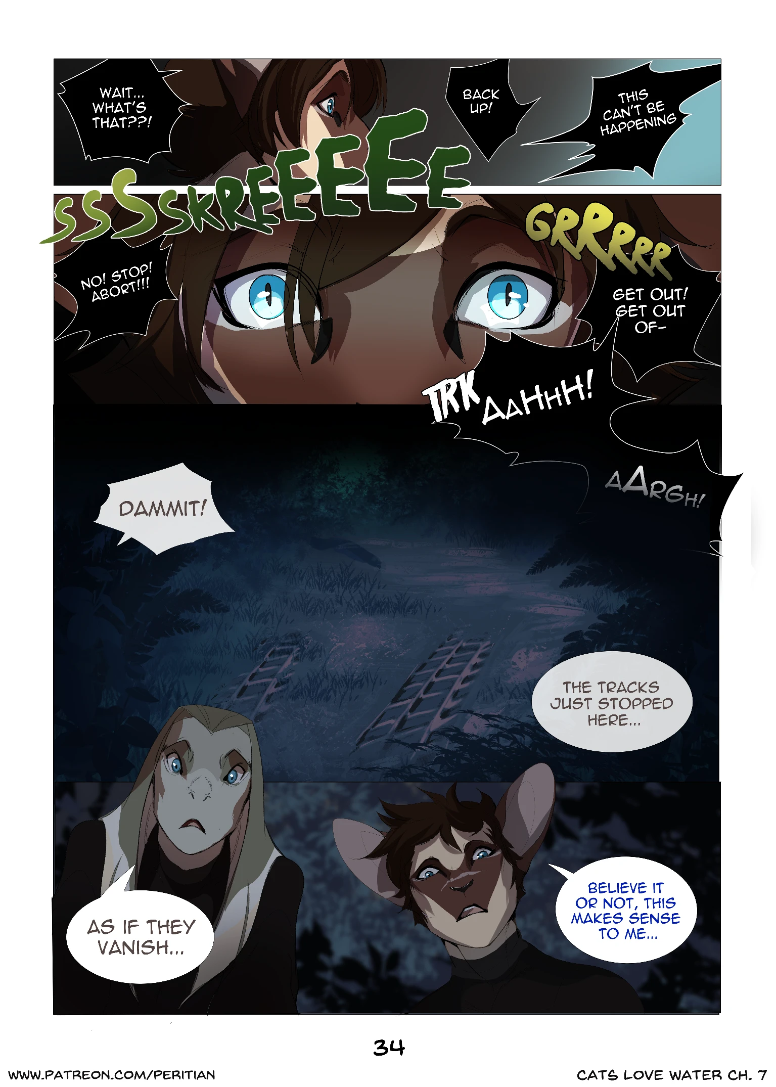 Cats Love Water 7 — page 34